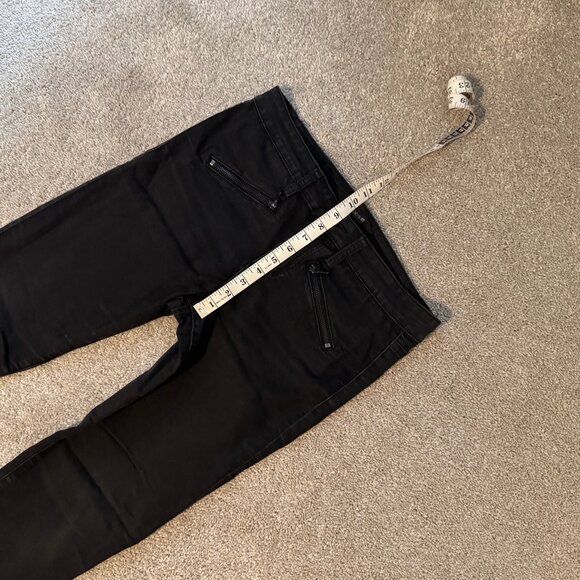 Joe's Jeans Black Zipper Skinny Ankle Jeans Jeggings Sz 29 (31x27) - Picture 14 of 15